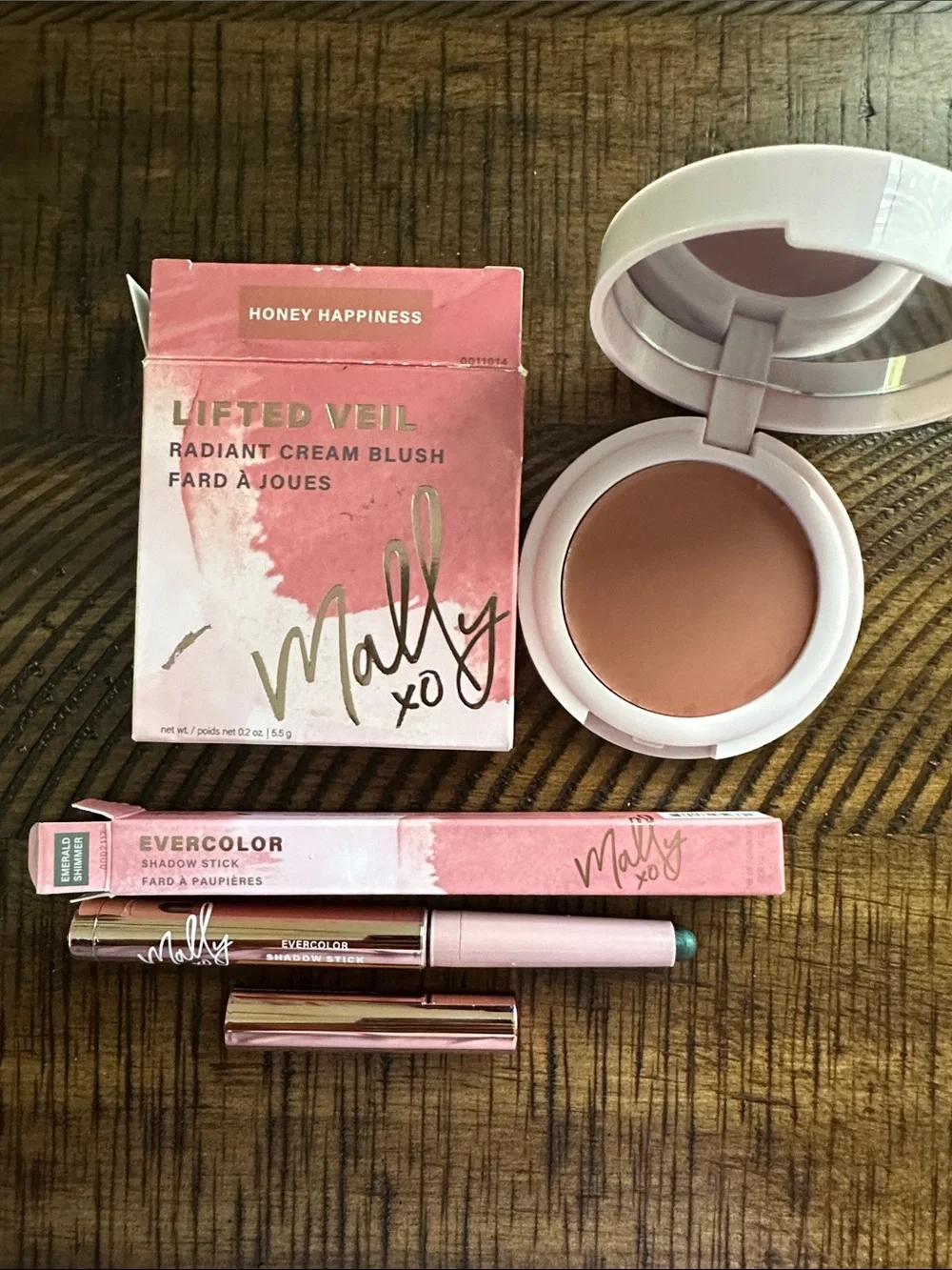 Mally Beauty Lifted Veil Radiant Cream Blush and Evercolor Shadow Stick